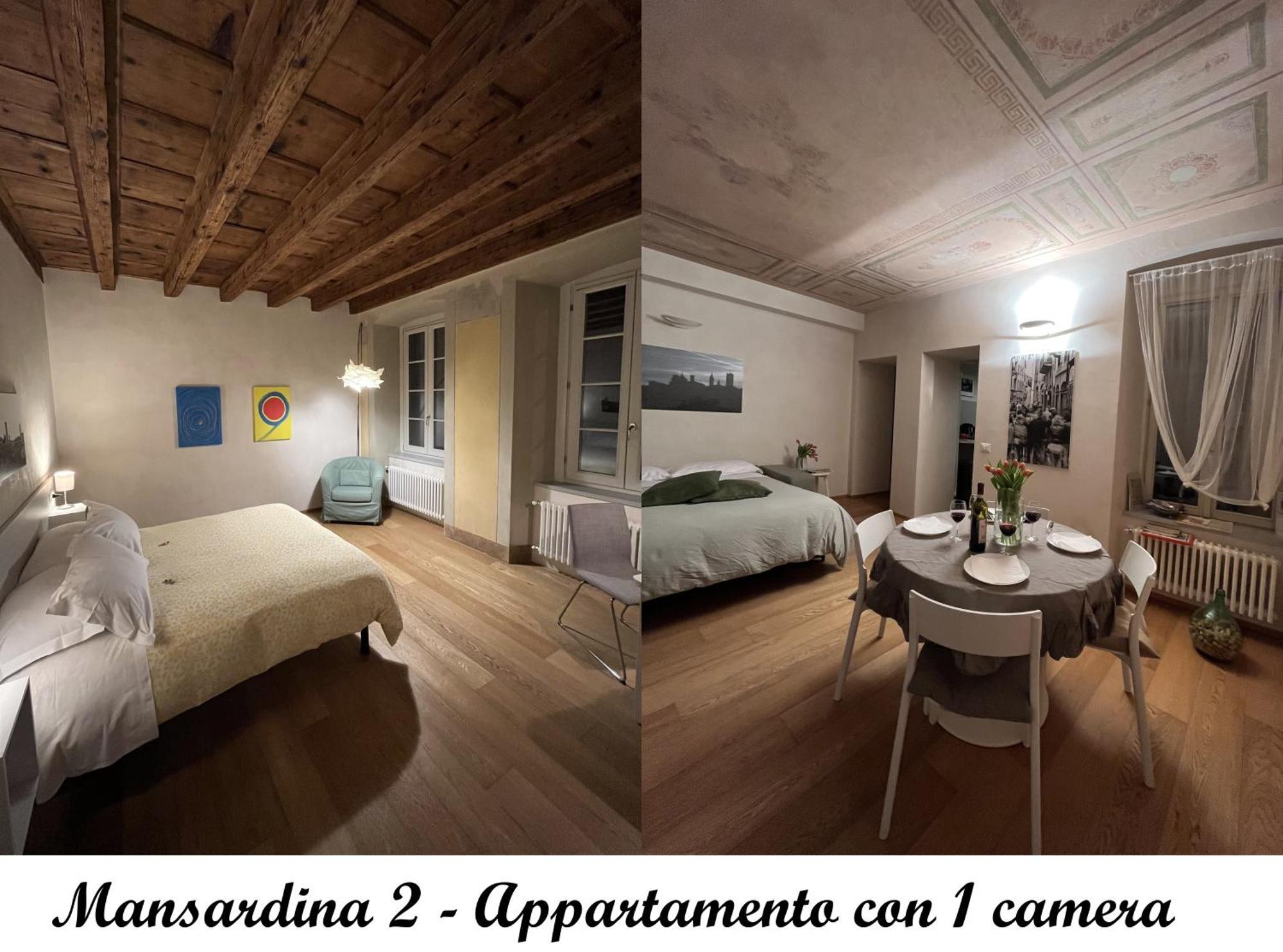 Livinn Bergamo La Mansardina1 E La Mansardina2 Bérgamo Exterior foto